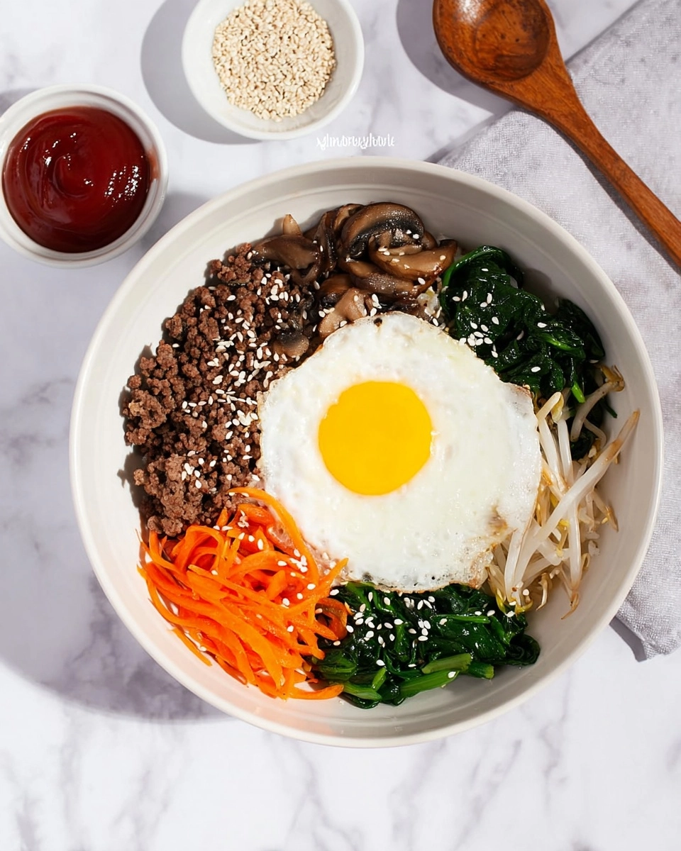 Bibimbap with Ground Beef: A Savory, Colorful & Korean-Inspired Rice ...