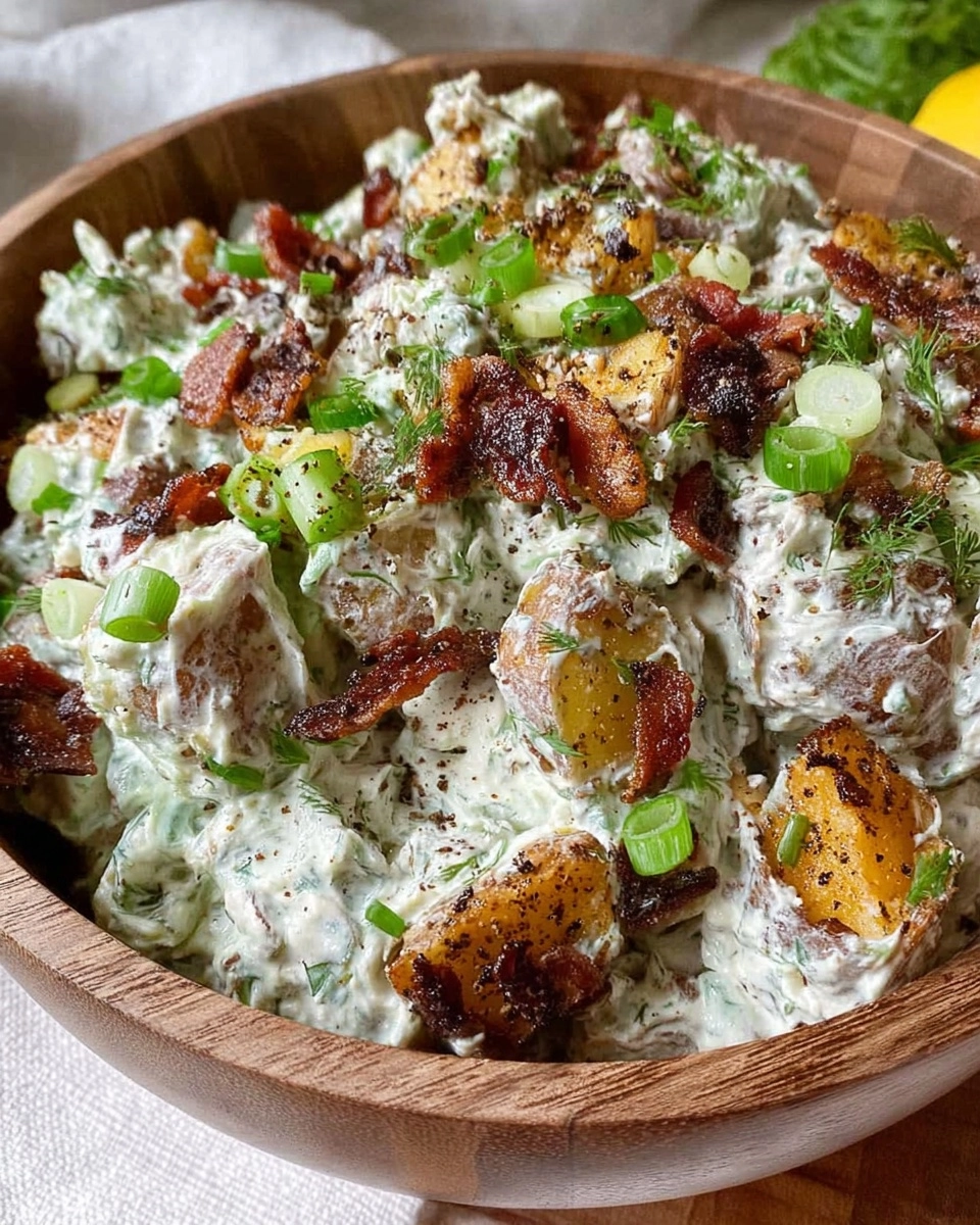 Crispy Smashed Potato Salad: A Crunchy, Creamy Picnic Side - www
