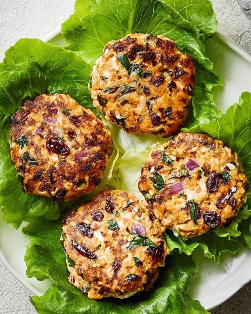The preparation steps of Greek Chicken Burgers